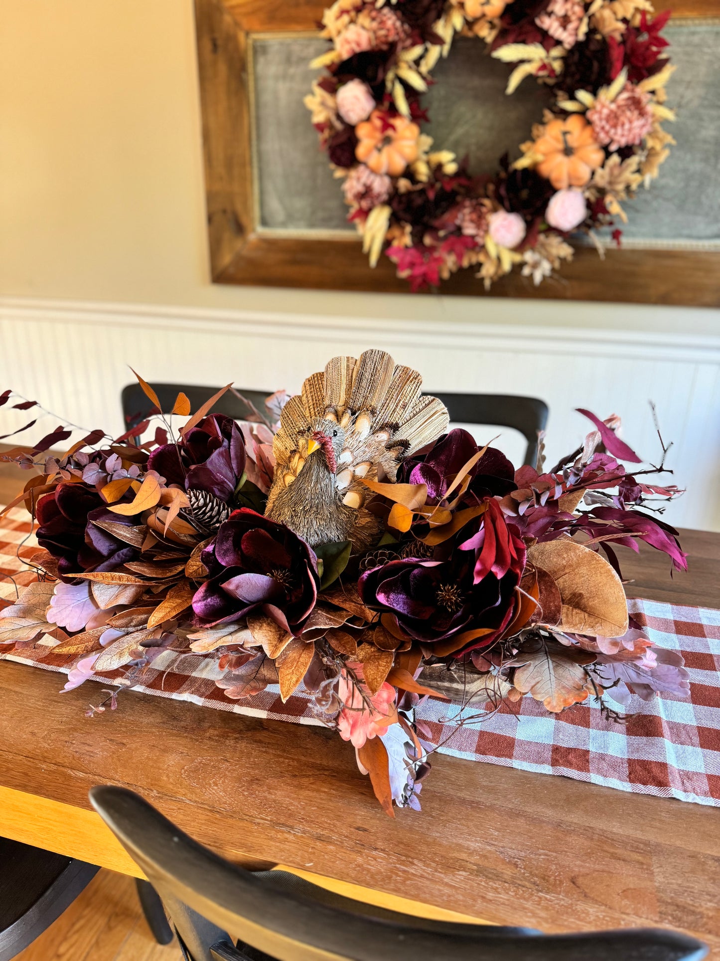 Cranberry Thanksgiving Centerpiece