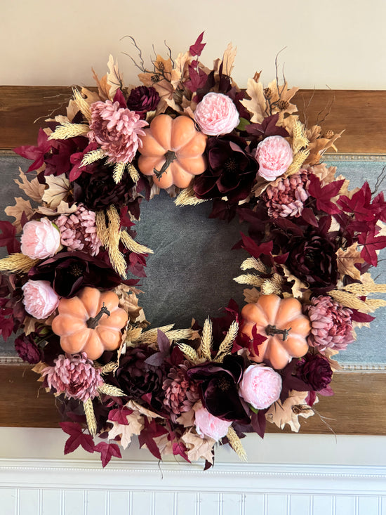 XLarge Romantic Fall Wreath