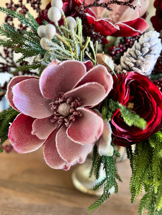 Snowy Winter Centerpiece