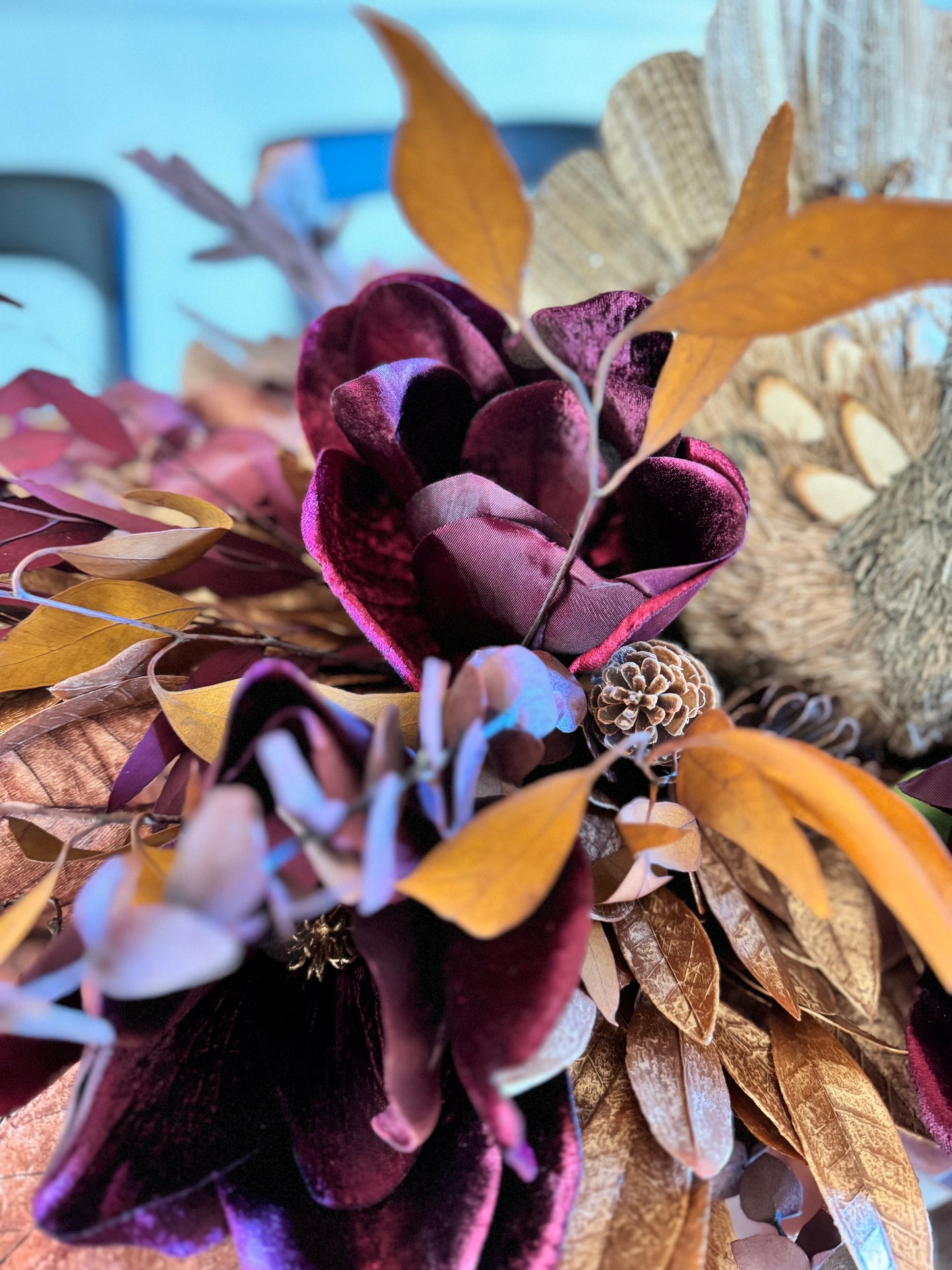 Cranberry Thanksgiving Centerpiece