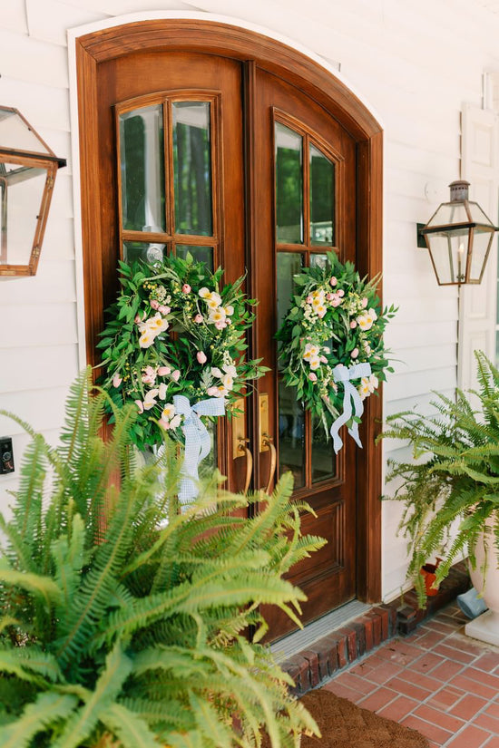 Pink Tulip Wreath