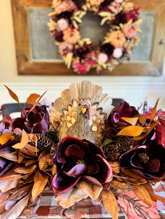 Cranberry Thanksgiving Centerpiece