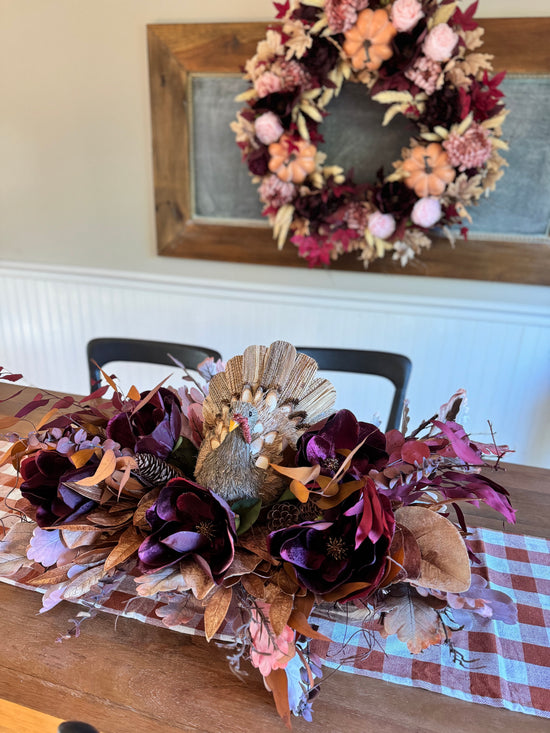 Cranberry Thanksgiving Centerpiece