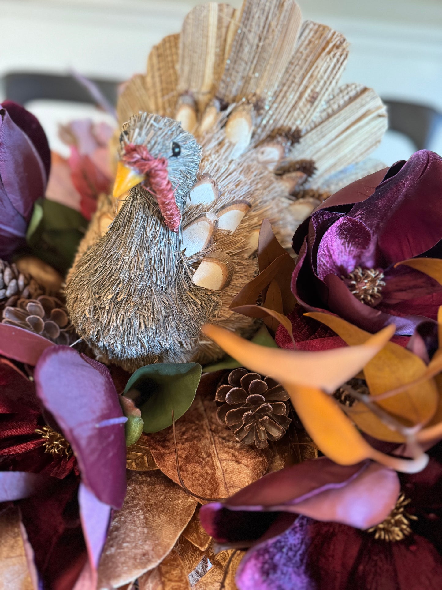 Cranberry Thanksgiving Centerpiece