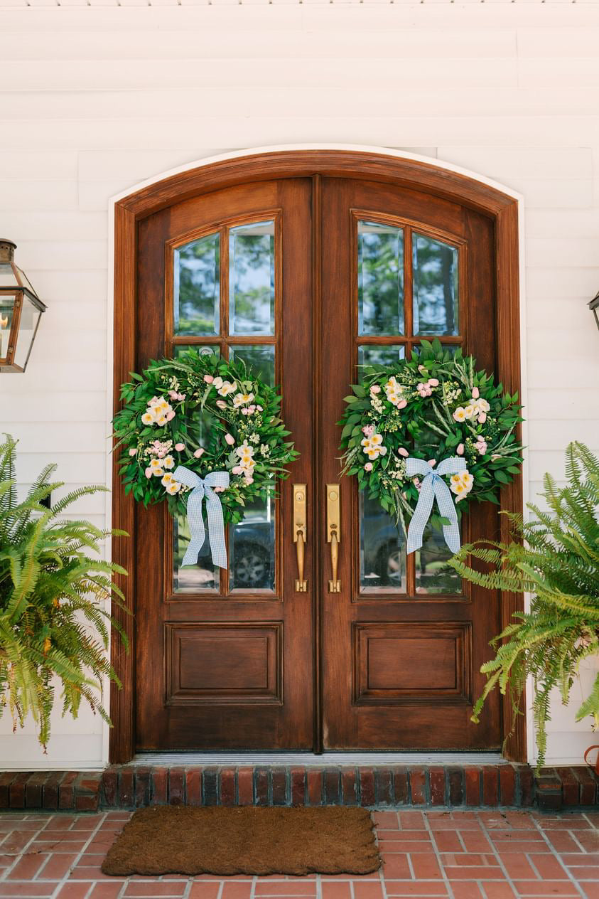 Pink Tulip Wreath