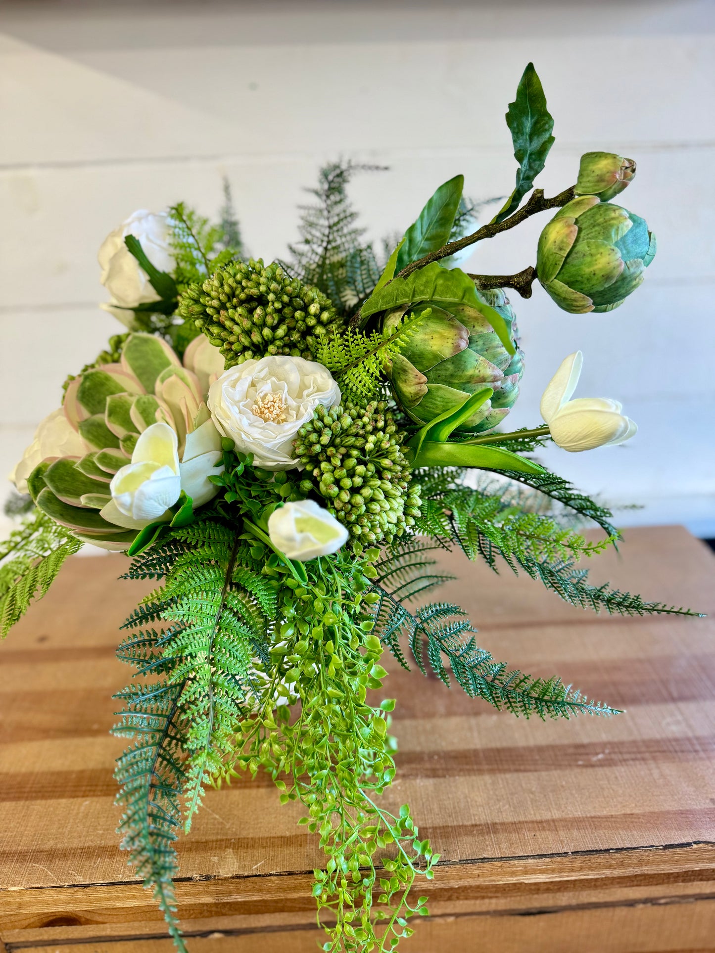 Succulent Artichoke Centerpiece