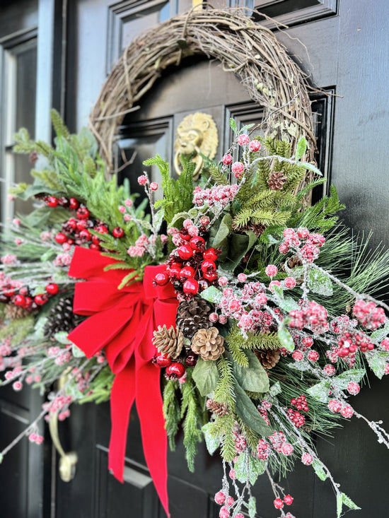 Snow Berry Wreath (2 sizes available)