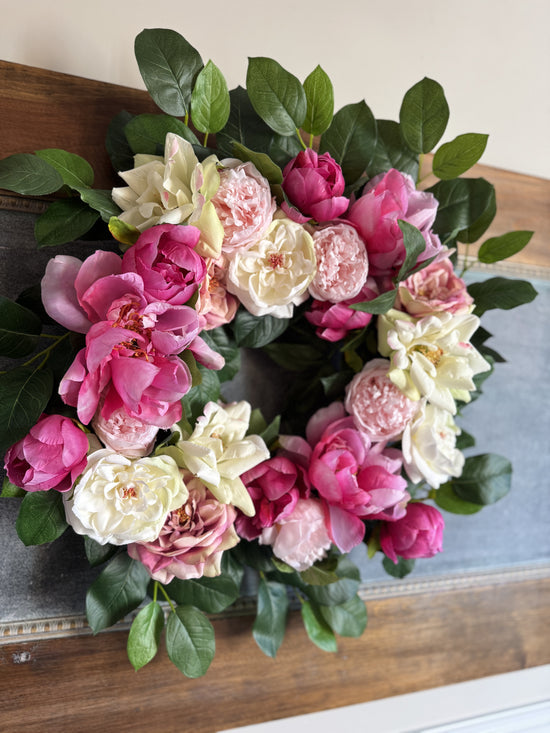 The Garden Rose Wreath