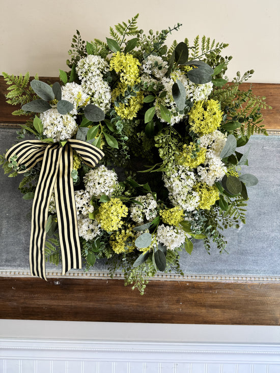 Snowball Hydrangea Wreath