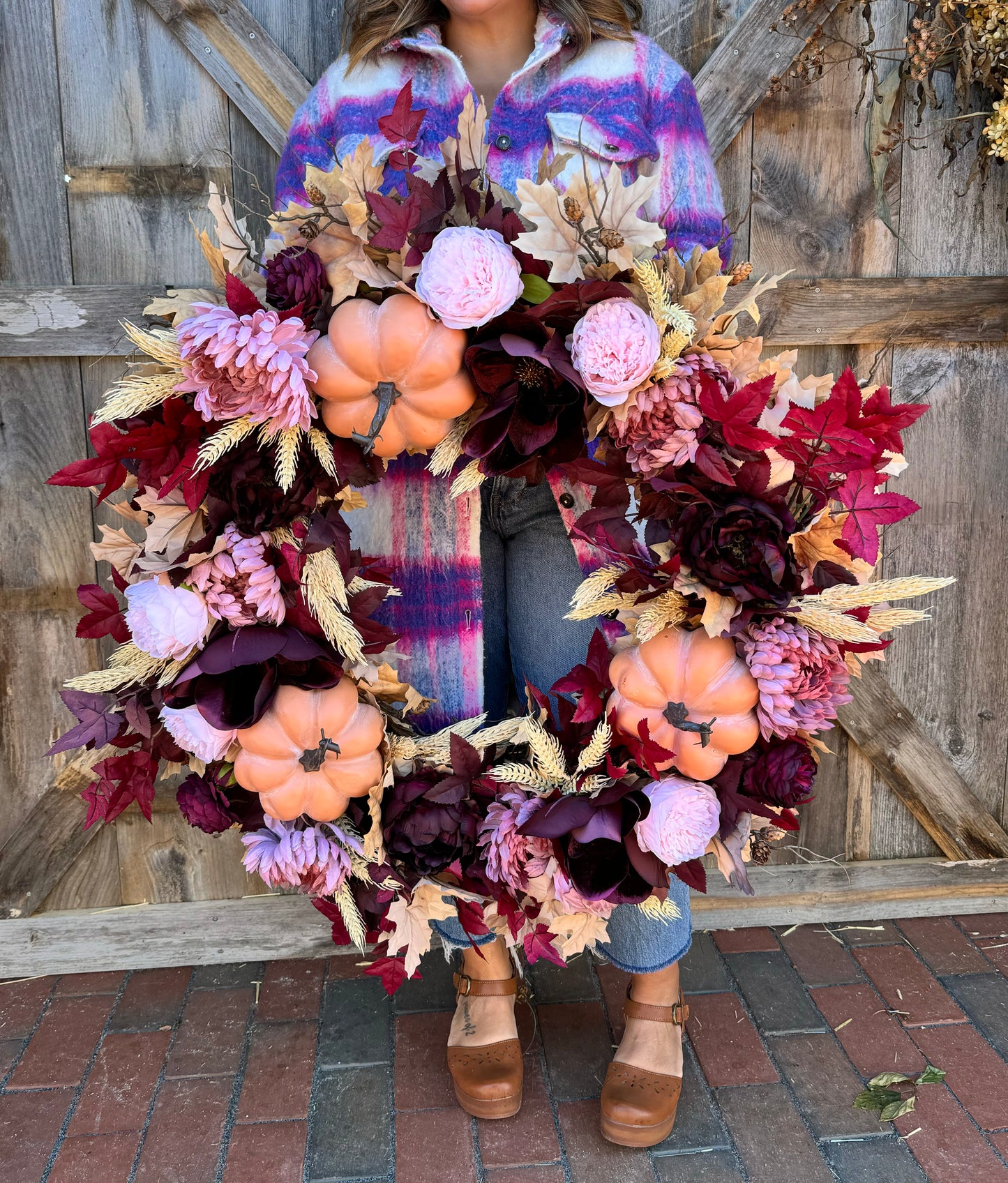 XLarge Romantic Fall Wreath