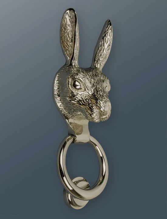 Hare Door Knocker (brass or pewter)