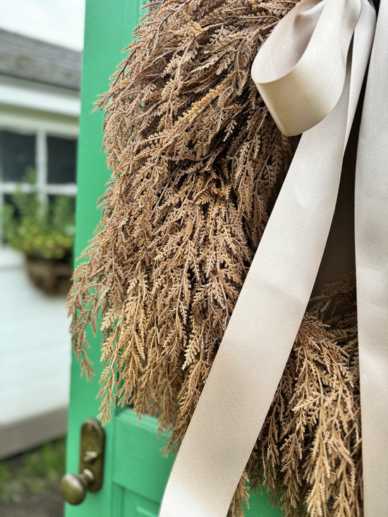 Fall Cedar Wreath