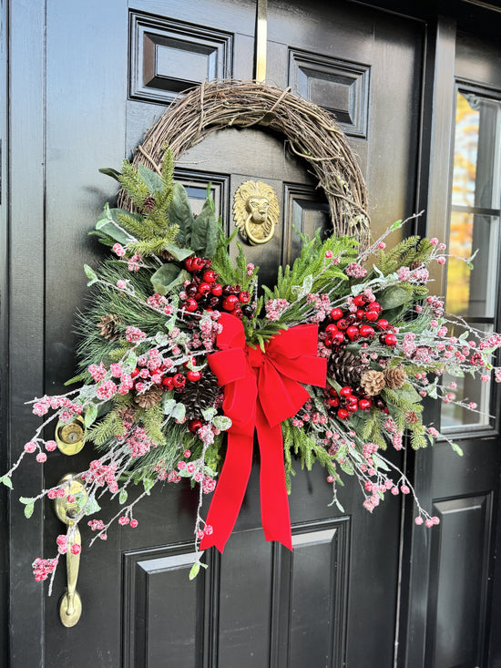 Snow Berry Wreath (2 sizes available)