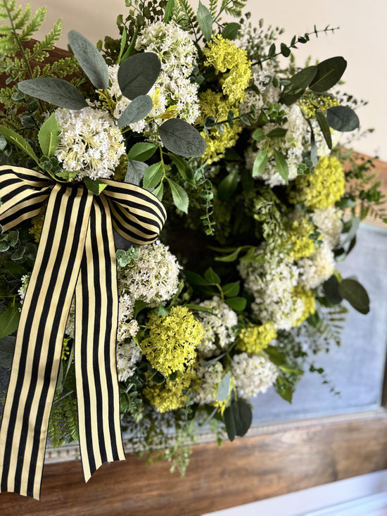 Snowball Hydrangea Wreath