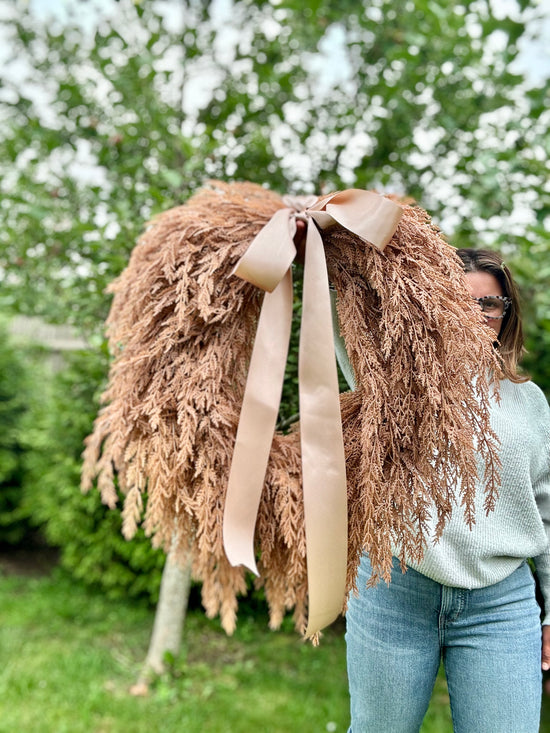 Fall Cedar Wreath