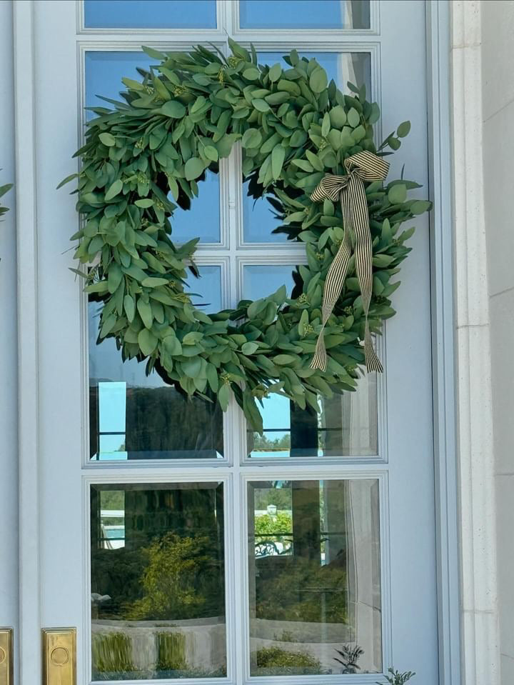 Luxury Olive Branch Wreath with Mix and Match Bows