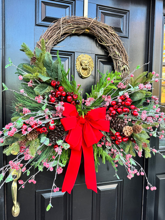 Snow Berry Wreath (2 sizes available)