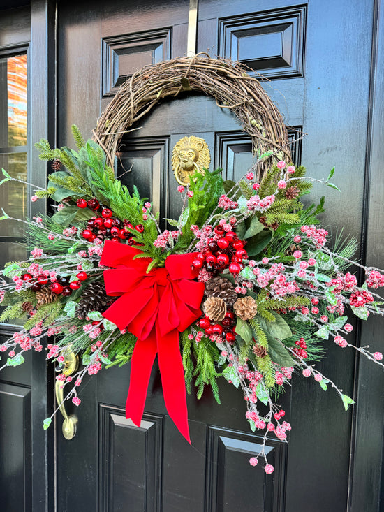 Snow Berry Wreath (2 sizes available)