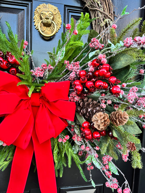 Snow Berry Wreath (2 sizes available)